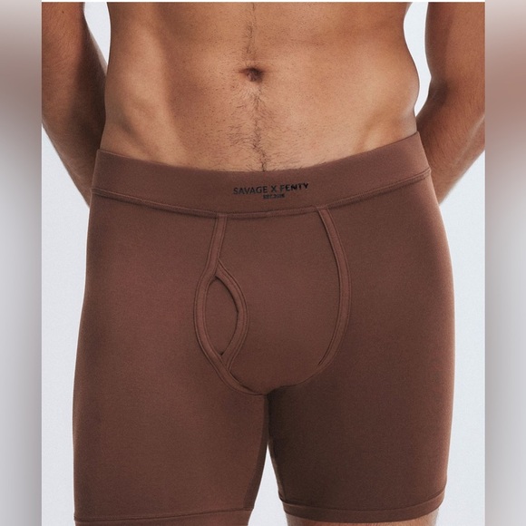 Savage X Fenty Other - NWT, Savage X Fenty, HOMME BASE BOXER BRIEFS, M, Brown Sugar Nude